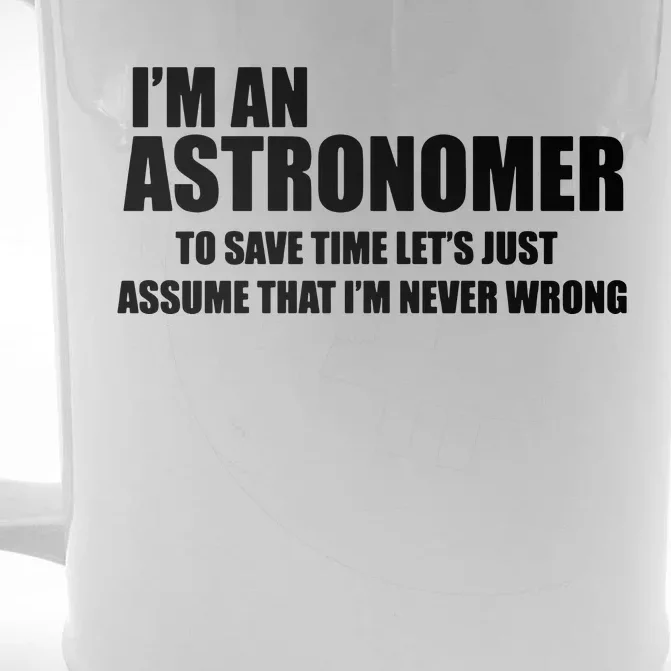 Astronomer Front & Back Beer Stein