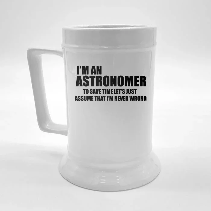 Astronomer Front & Back Beer Stein