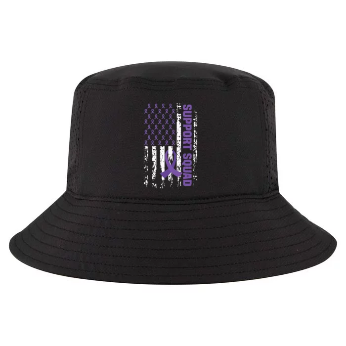 Alzheimers Awareness Support Squad Alzheimers Disease Cool Comfort Performance Bucket Hat