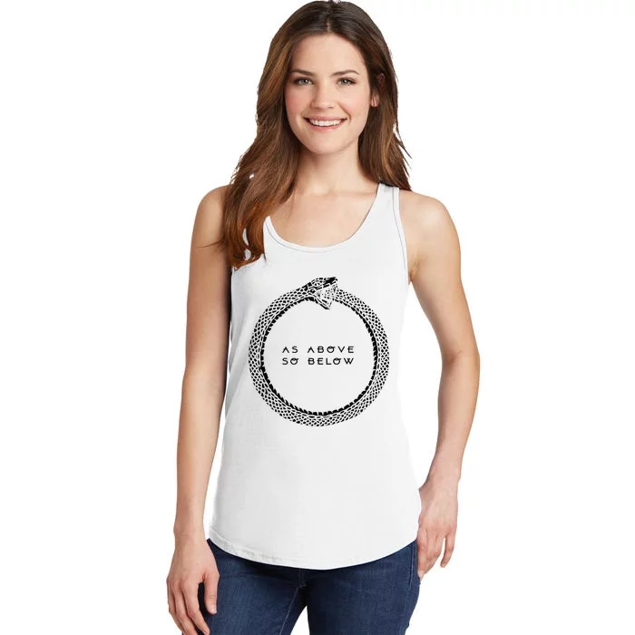 As Above So Below Ladies Essential Tank