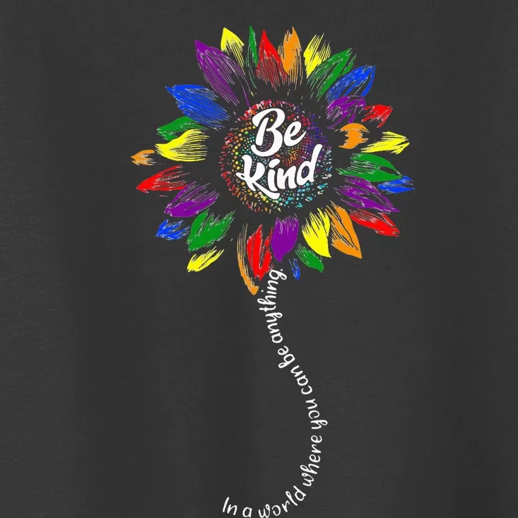 Autism Awareness Sunflower Be Kind Puzzle Mom Toddler T-Shirt