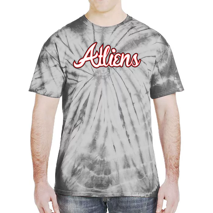 Atliens Atlanta Script Tie-Dye T-Shirt