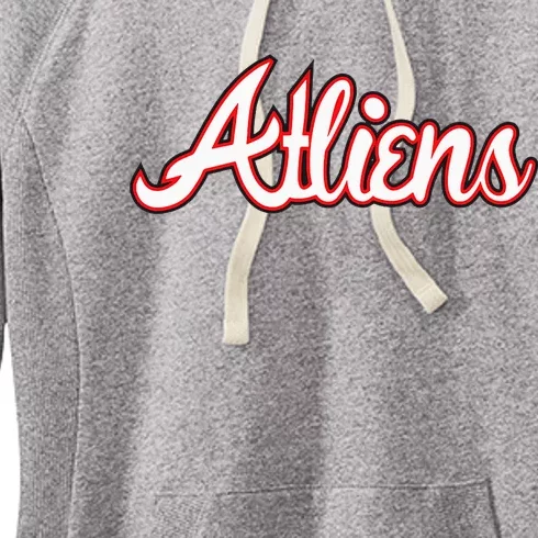 Atliens Atlanta Script Women's Fleece Hoodie