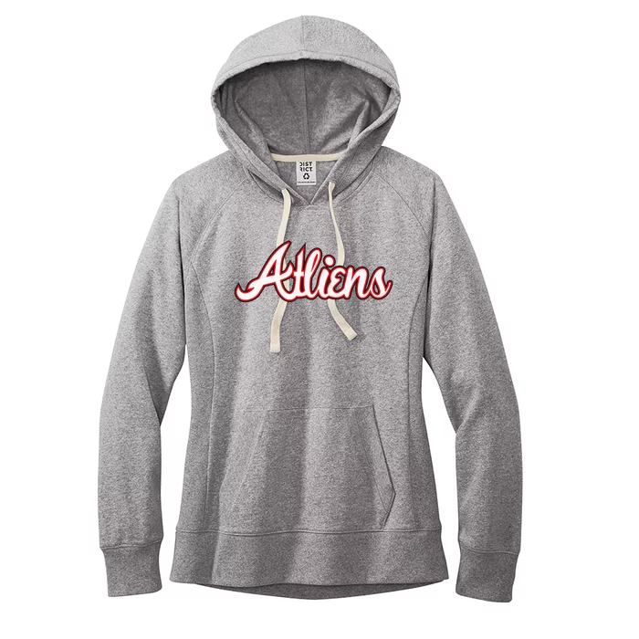 Atliens Atlanta Script Women's Fleece Hoodie