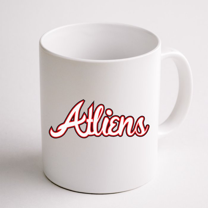 Atliens Atlanta Script Front & Back Coffee Mug