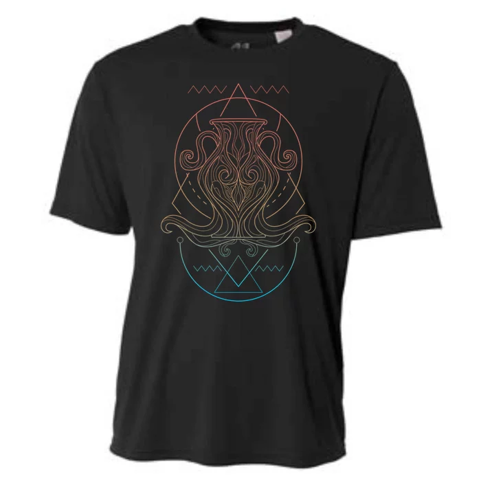 Aquarius Astrological Spiritual Zodiac Sign Cool Gift Cooling Performance Crew T-Shirt