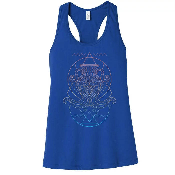 Aquarius Astrological Spiritual Zodiac Sign Cool Gift Women's Racerback Tank