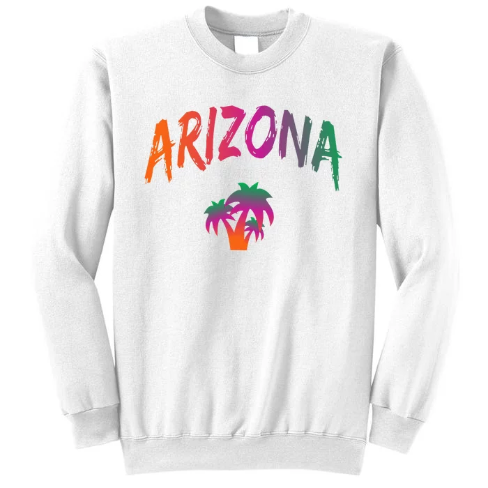 Arizona AZ Text Print Classic Sweatshirt