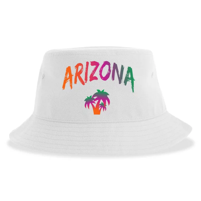 Arizona AZ Text Print Classic Sustainable Bucket Hat