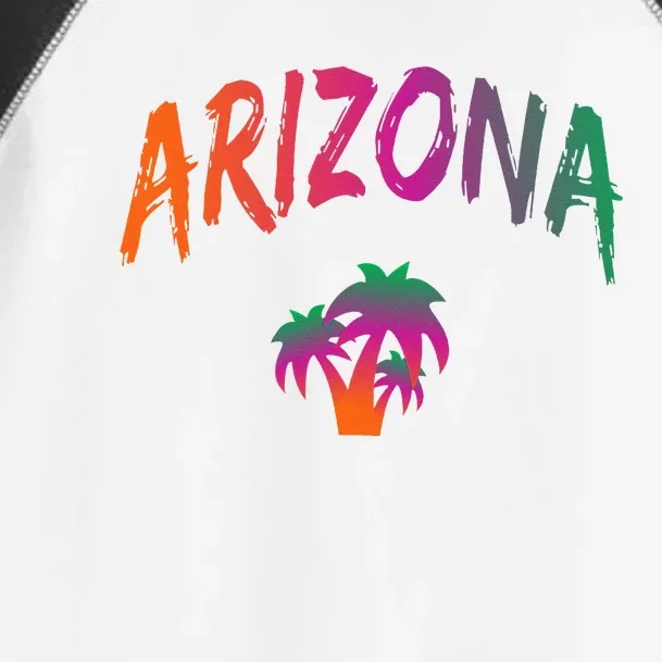 Arizona AZ Text Print Classic Toddler Fine Jersey T-Shirt