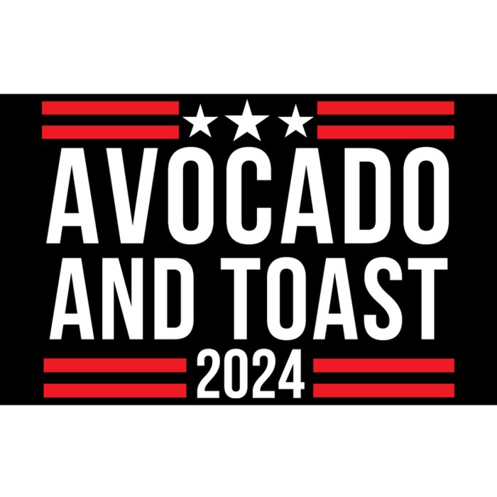 Avocado And Toast 2024 Healthy Foodie Political Election Bumper Sticker