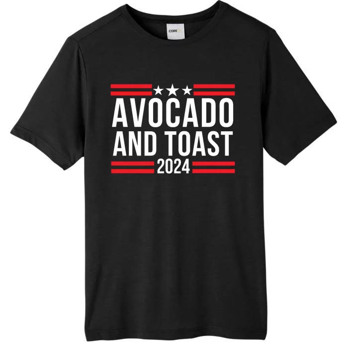 Avocado And Toast 2024 Healthy Foodie Political Election ChromaSoft Performance T-Shirt