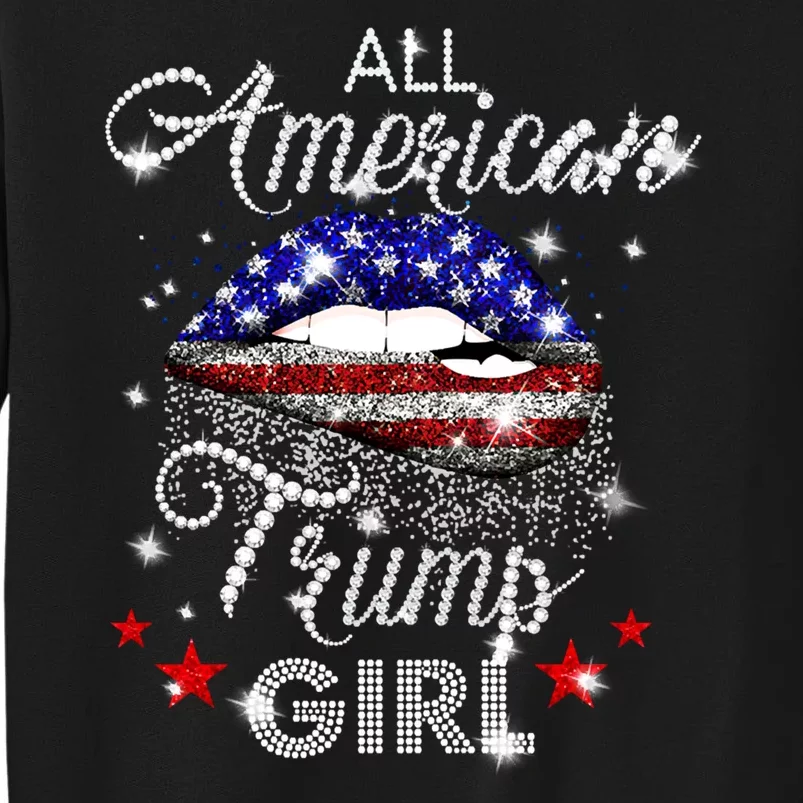 All American Trump Girl Tall Sweatshirt