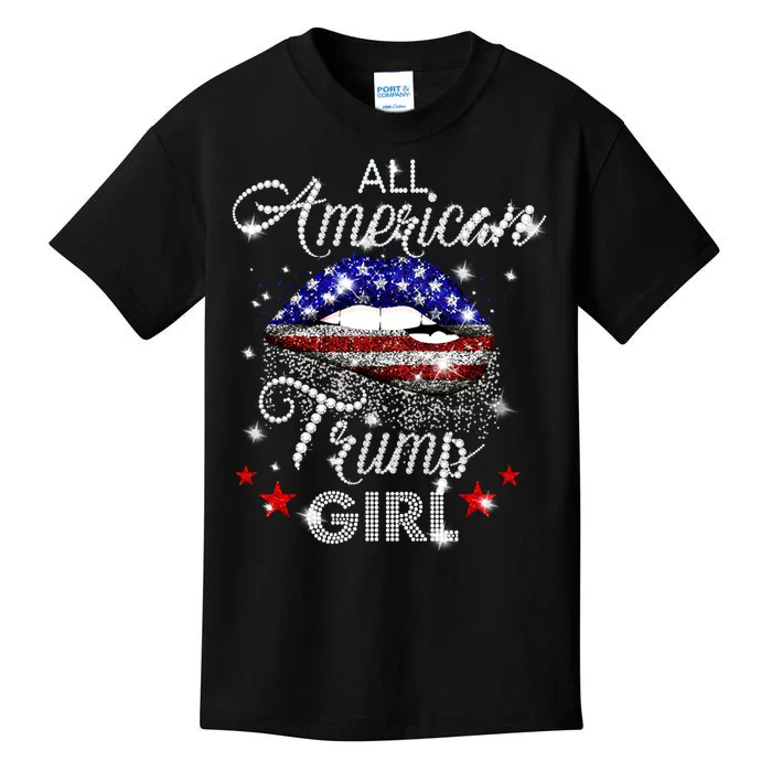 All American Trump Girl Kids T-Shirt