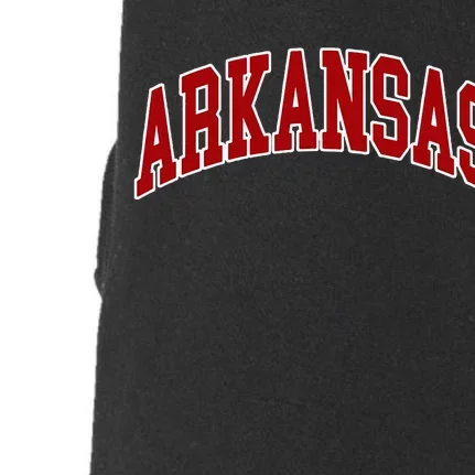 Arkansas Ar Throwback Design Print Classic Doggie 3-End Fleece Hoodie