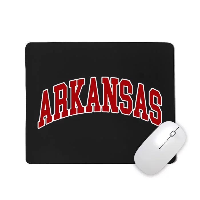 Arkansas Ar Throwback Design Print Classic Mousepad