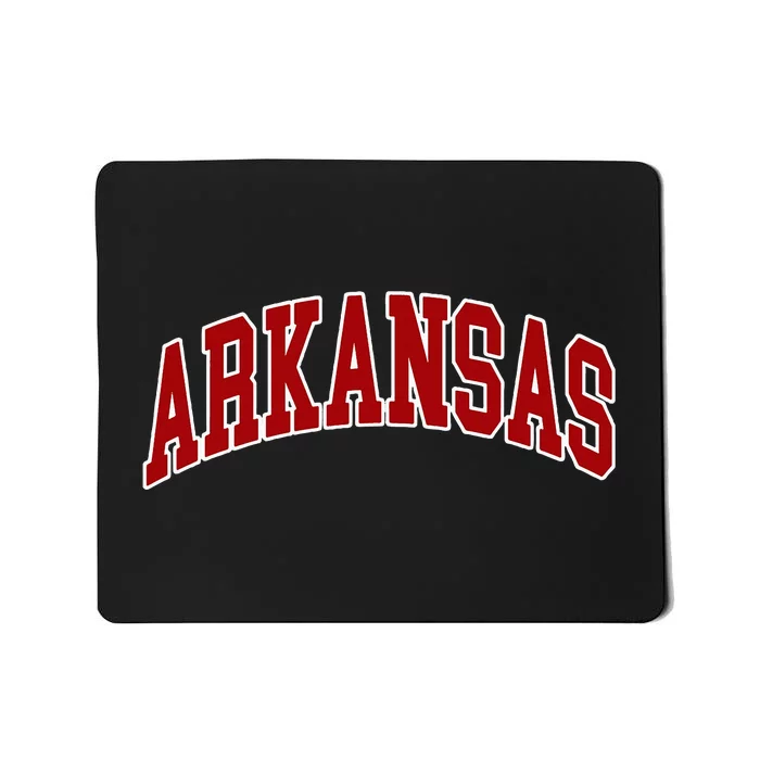 Arkansas Ar Throwback Design Print Classic Mousepad