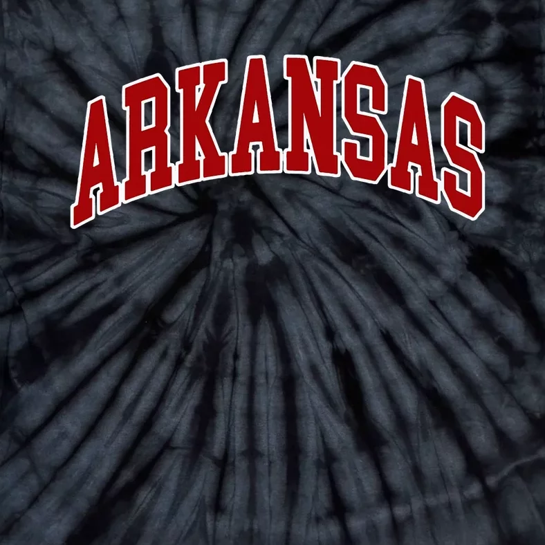 Arkansas Ar Throwback Design Print Classic Tie-Dye T-Shirt