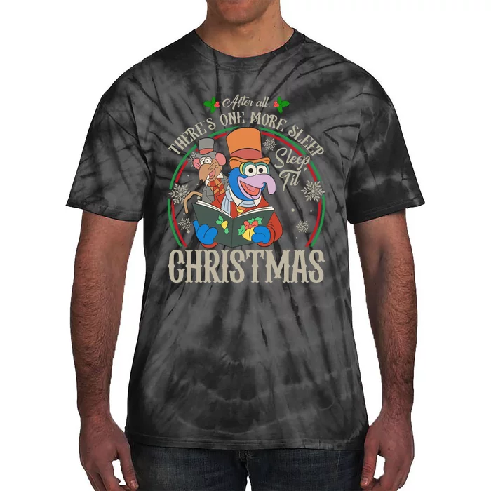 After All Theres One More Sleep Sleep Til Christmas Kermit The Frog Tie-Dye T-Shirt