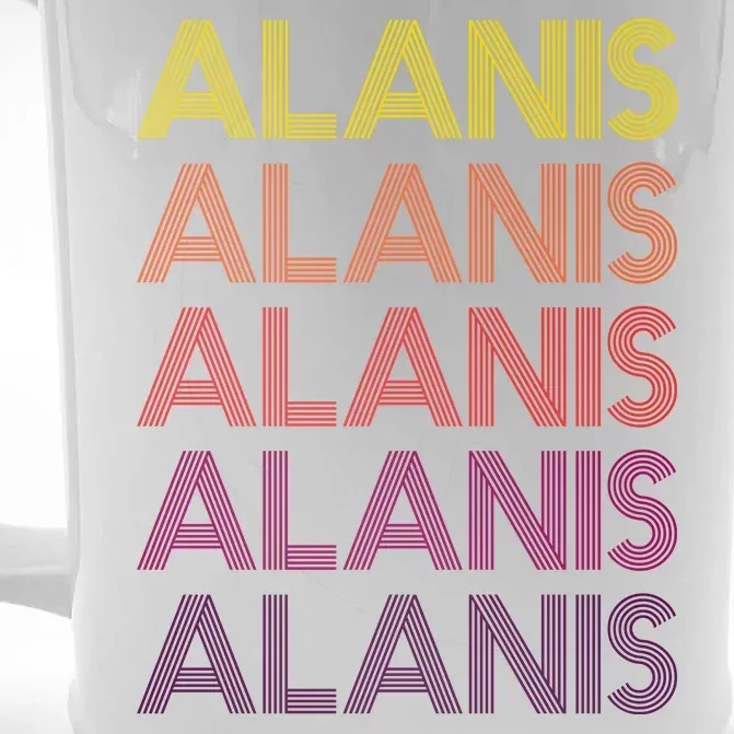 Alanis Alani Thing Front & Back Beer Stein