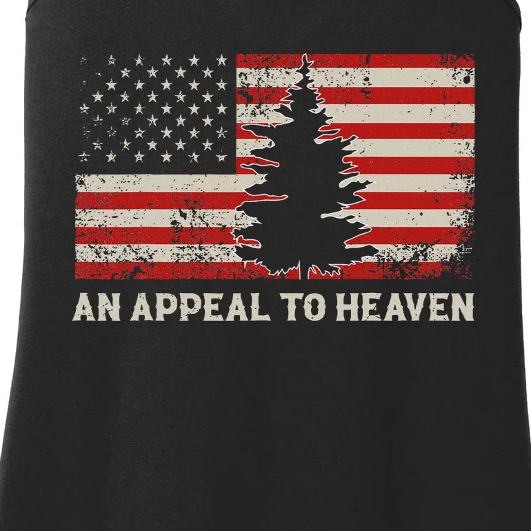 An Appeal To Heaven Pine Tree Usa Revolution American Flag Ladies Essential Tank