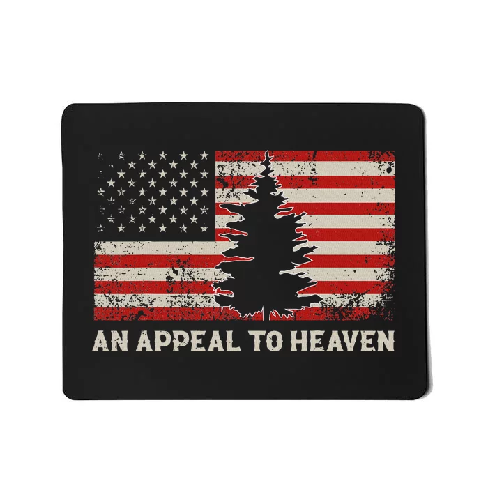 An Appeal To Heaven Pine Tree Usa Revolution American Flag Mousepad