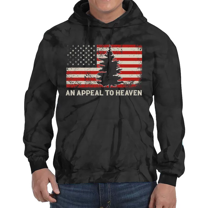 An Appeal To Heaven Pine Tree Usa Revolution American Flag Tie Dye Hoodie