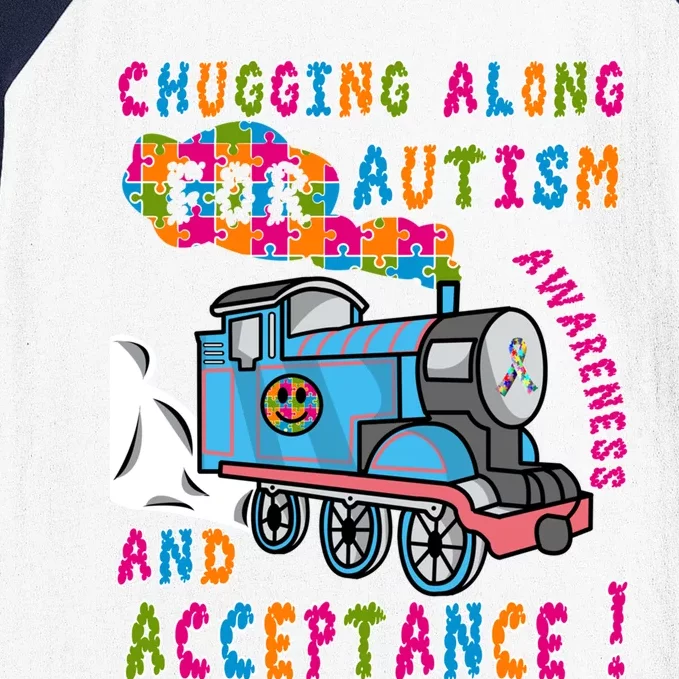 Advocate Acceptance Train Puzzle Cool Autism Awareness Gift Baseball Sleeve Shirt