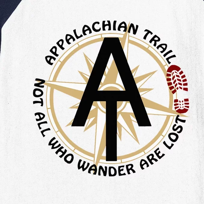 At Appalachian Trail Logo Baseball Sleeve Shirt