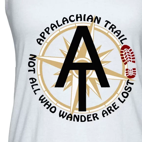 At Appalachian Trail Logo Ladies Essential Flowy Tank