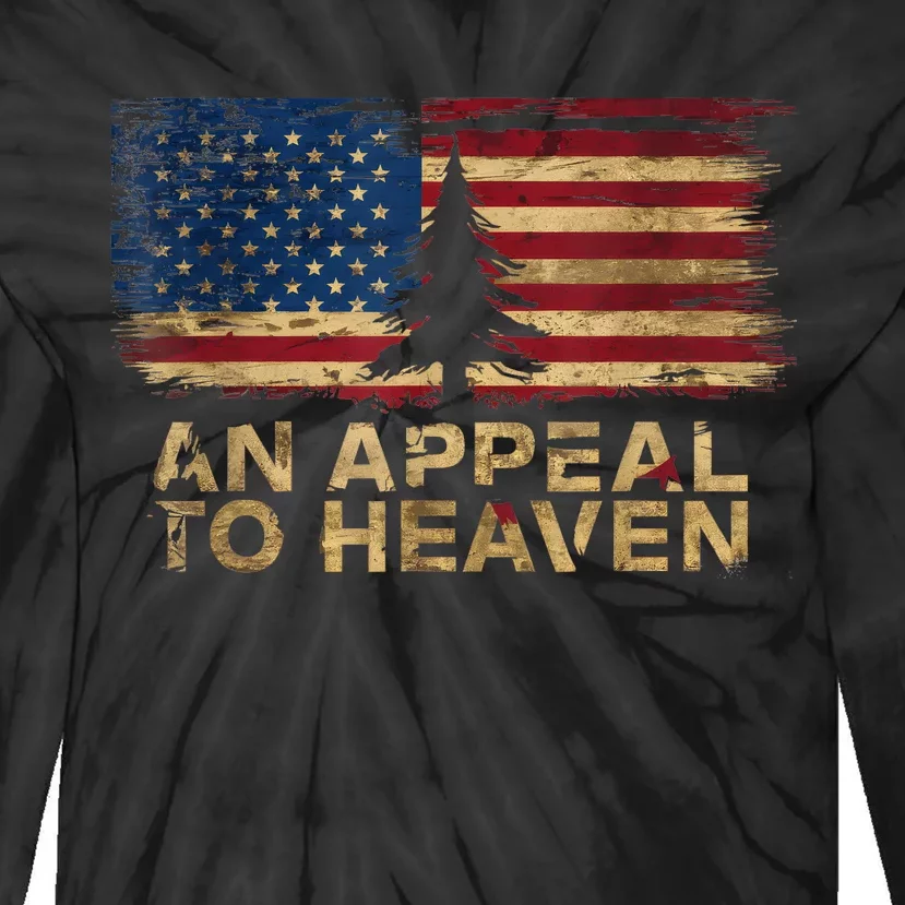 An Appeal To Heaven Patriotic And Inspirational Tie-Dye Long Sleeve Shirt