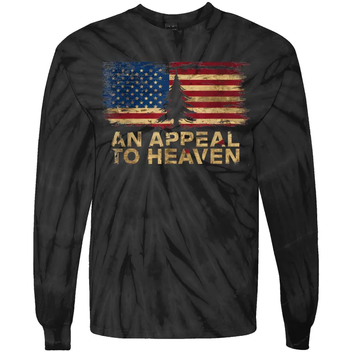 An Appeal To Heaven Patriotic And Inspirational Tie-Dye Long Sleeve Shirt