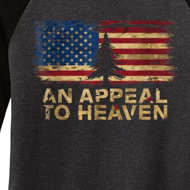 An Appeal To Heaven Patriotic And Inspirational Women's Tri-Blend 3/4-Sleeve Raglan Shirt