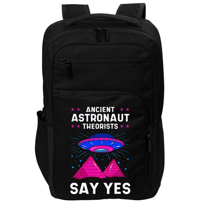 Ancient Astronaut Theorist Say Yes Alien Egyptian Pyramid Impact Tech Backpack