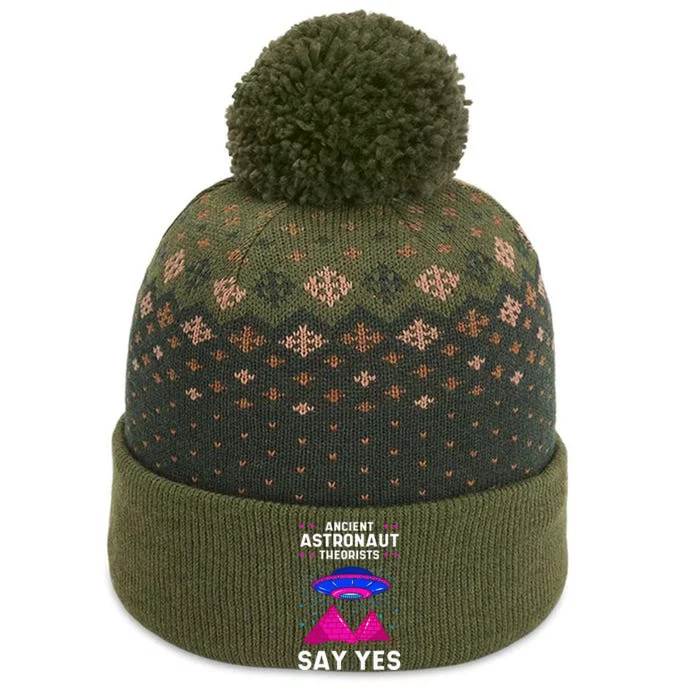 Ancient Astronaut Theorist Say Yes Alien Egyptian Pyramid The Baniff Cuffed Pom Beanie