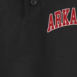 Arkansas Ar Throwback Design Print Classic Dry Zone Grid Performance Polo