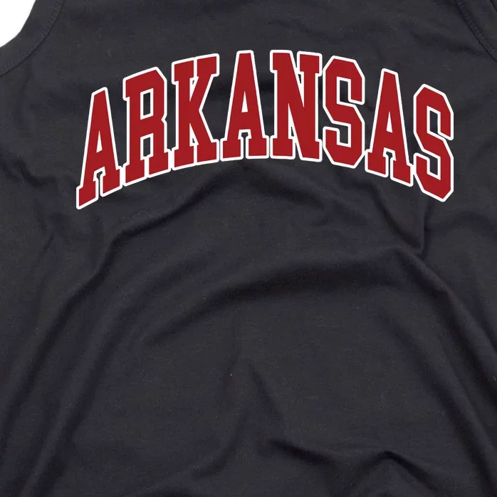 Arkansas Ar Throwback Design Print Classic Tank Top