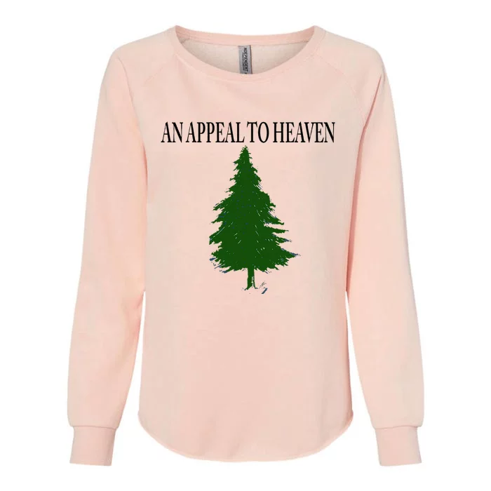 An Appeal To Heaven Womens California Wash Sweatshirt