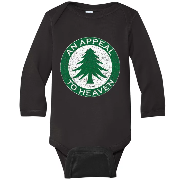 An Appeal To Heaven Flag Pine Tree Flag Roundel New England Baby Long Sleeve Bodysuit