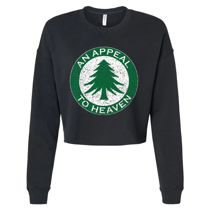 An Appeal To Heaven Flag Pine Tree Flag Roundel New England Cropped Pullover Crew