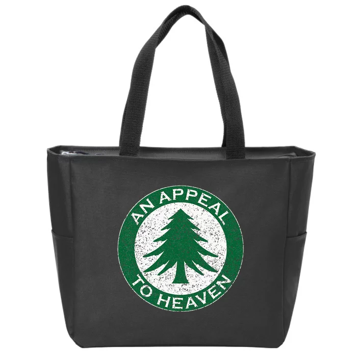 An Appeal To Heaven Flag Pine Tree Flag Roundel New England Zip Tote Bag