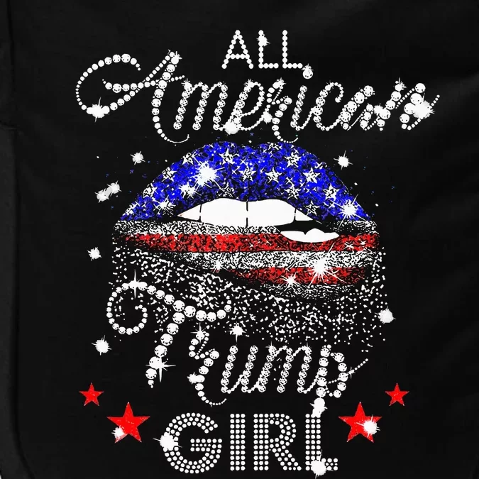 All American Trump Girl Mouth Diamond Impact Tech Backpack