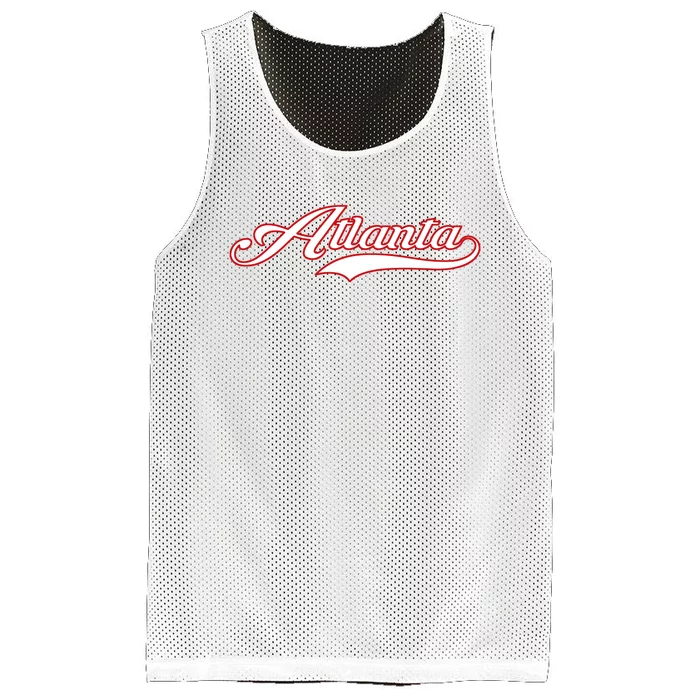 Atlanta Mesh Reversible Basketball Jersey Tank