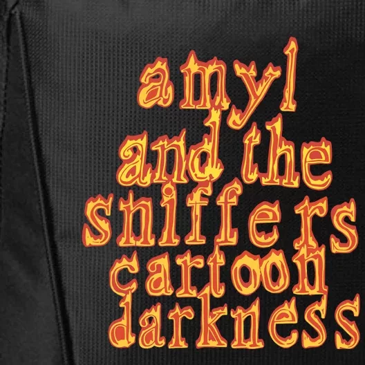 Amyl And The Sniffers Cartoon Darkness City Backpack