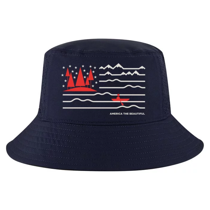 Americana America The Beautiful Sailing Ship Gift Cool Comfort Performance Bucket Hat