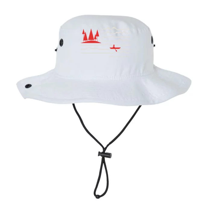 Americana America The Beautiful Sailing Ship Gift Legacy Cool Fit Booney Bucket Hat