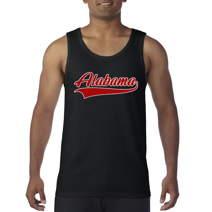 Alabama AL Throwback Tank Top