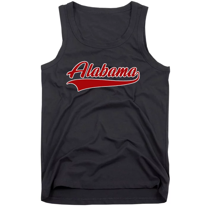 Alabama AL Throwback Tank Top