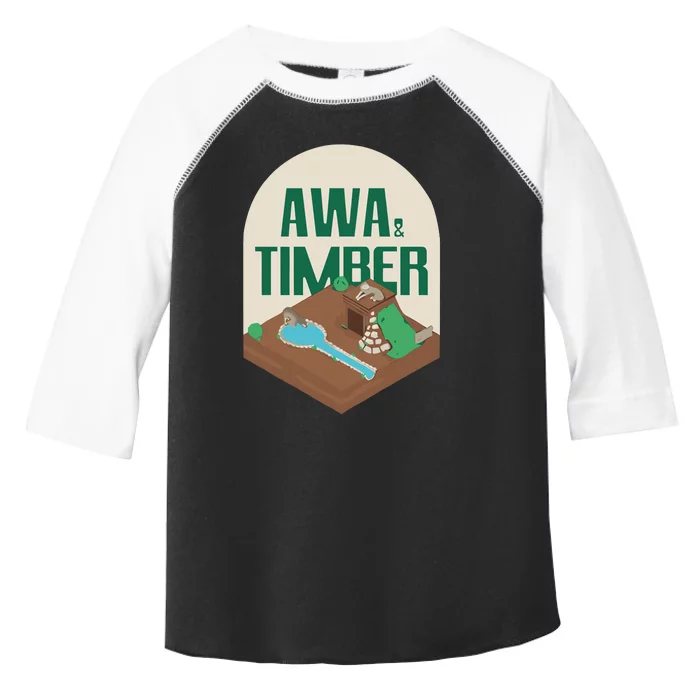 Awa And Timber Wolf Toddler Fine Jersey T-Shirt