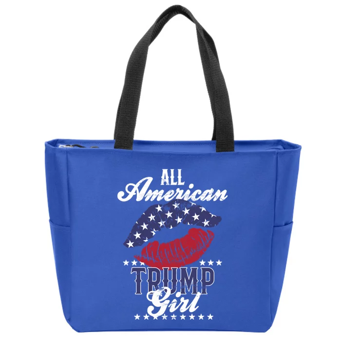 All American Trump Usa Vote 2024 Gift Zip Tote Bag